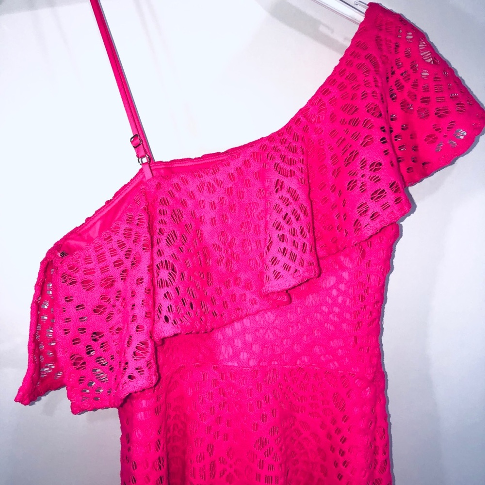 NWOT Lilly Pulitzer Crochet Lined Dress Size 00 - Picture 7 of 8